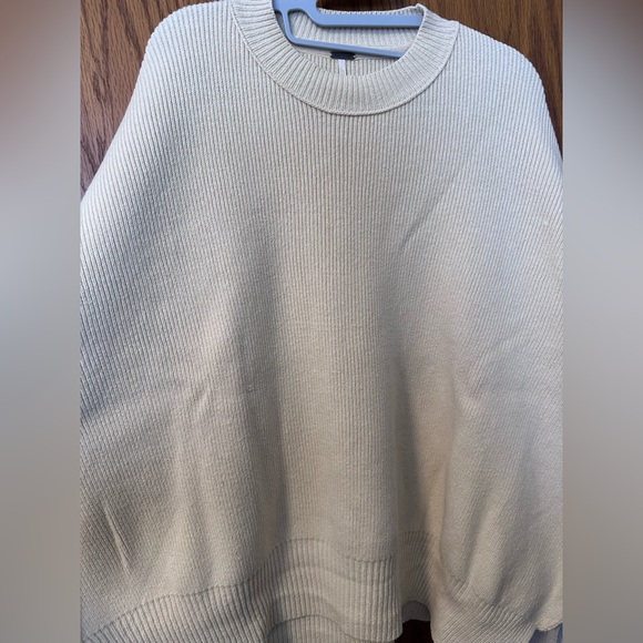 Free People Oversized Cream Tunic Sweater - Medium - Picture 4 of 12